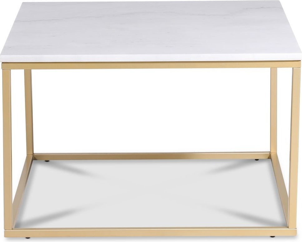 Bordsskiva 75x75 cm - Ljus marmor