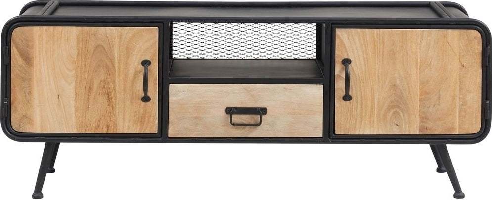 Barolo mediabänk - Trä/svart