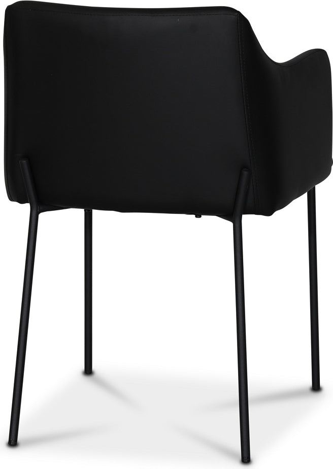 York Karmstol i svart PU