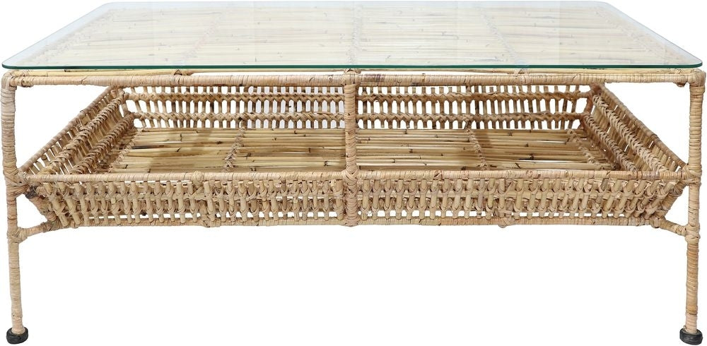 Galice soffbord rotting 100 x 55 cm - Natur/metall
