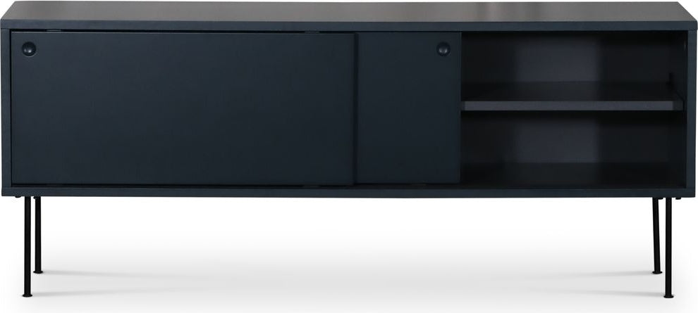 Volume mediabänk 132 cm - Antracit - Stomme