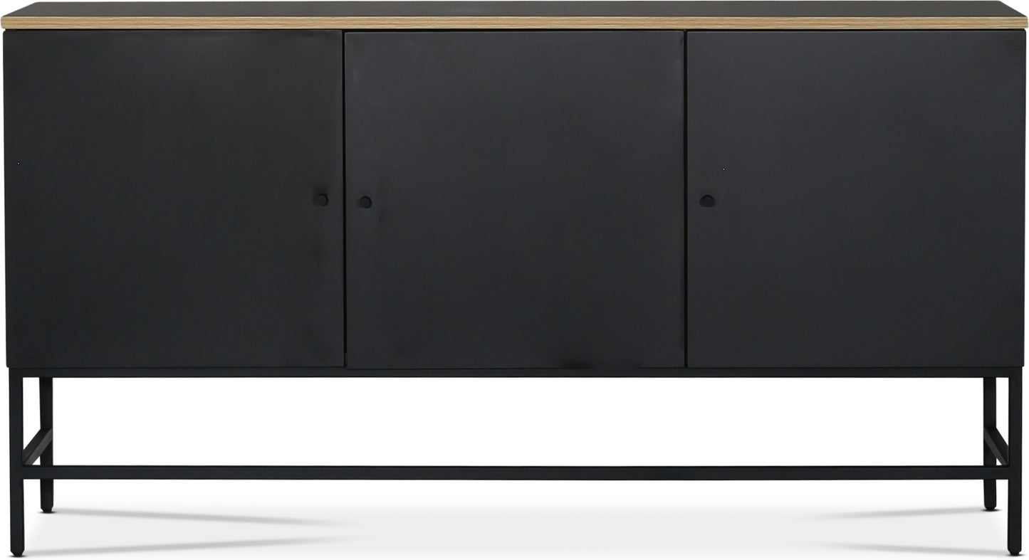 Edge sideboard - Svart högtryckslaminat (HPL)