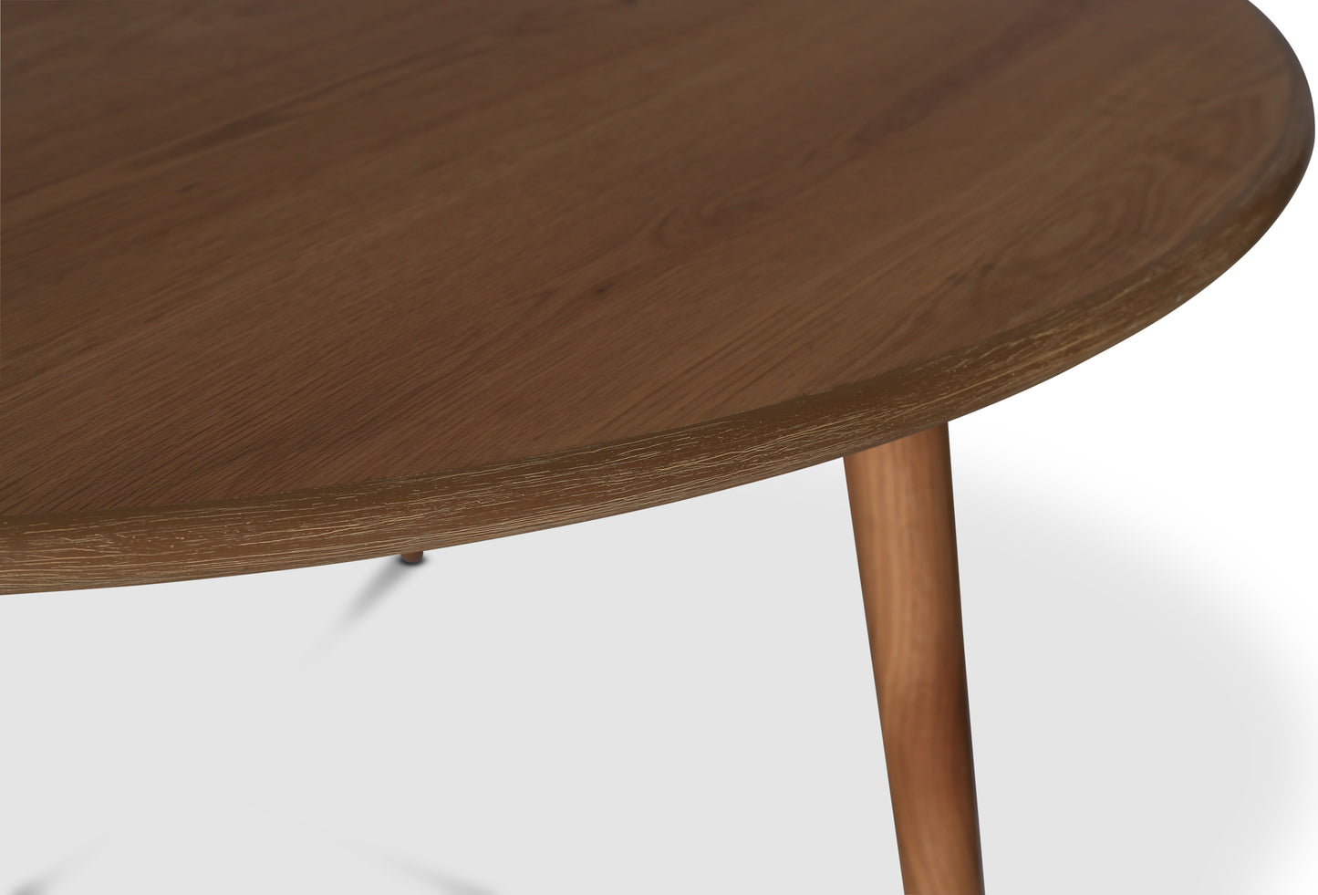 Omni runt matbord i oljad ek Ø130 cm