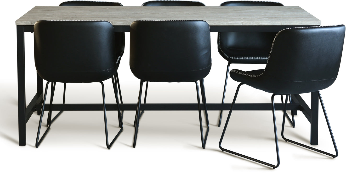 Texas matbord whitewash 200 x 100 cm