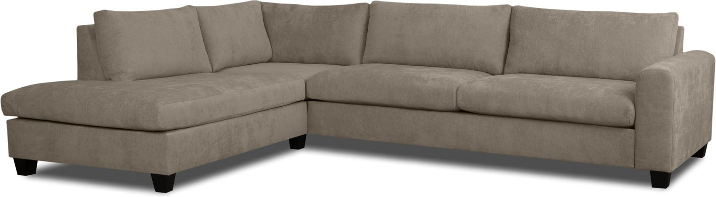 Vitskär divansoffa vänstervänd - Beige