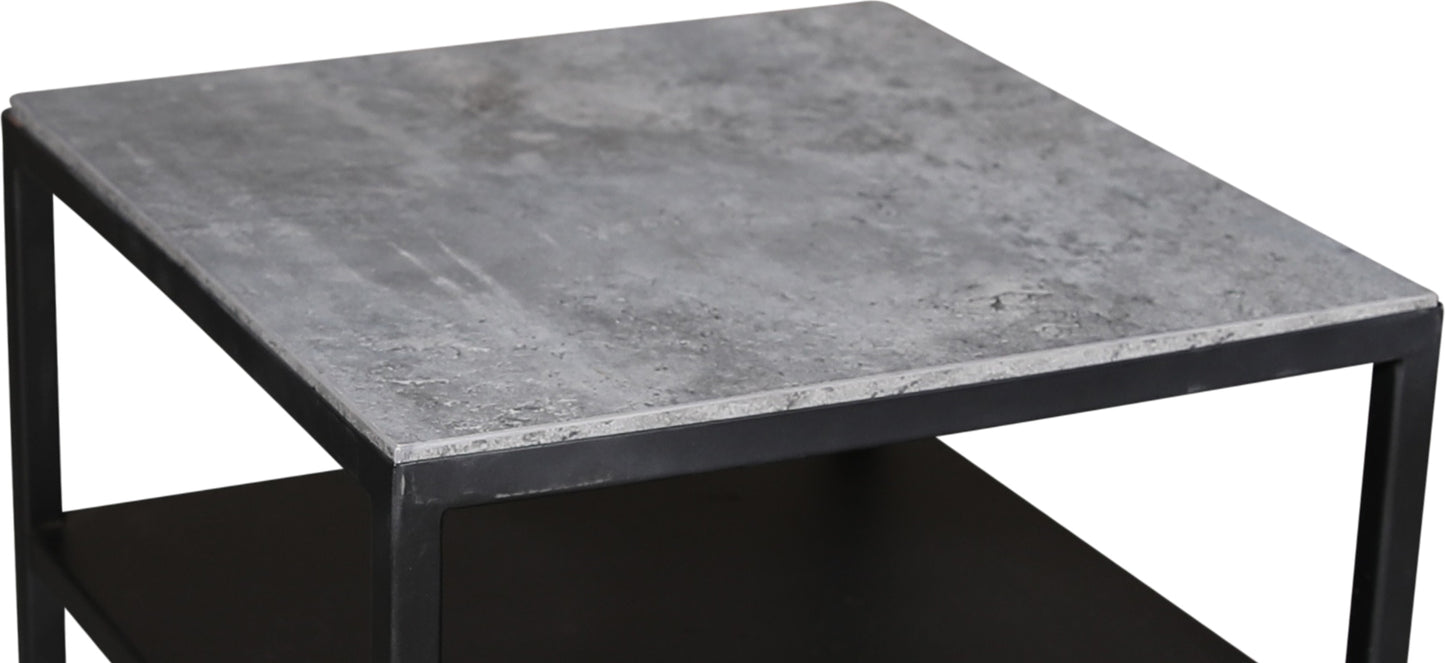 Style bedsidetable frame black