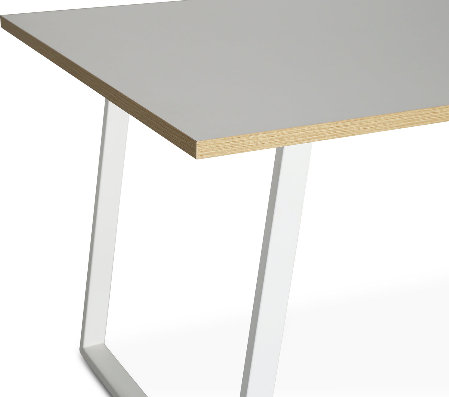 Edge matbord 140x90 - Vit Högtryckslaminat (HPL) - Kolli 1