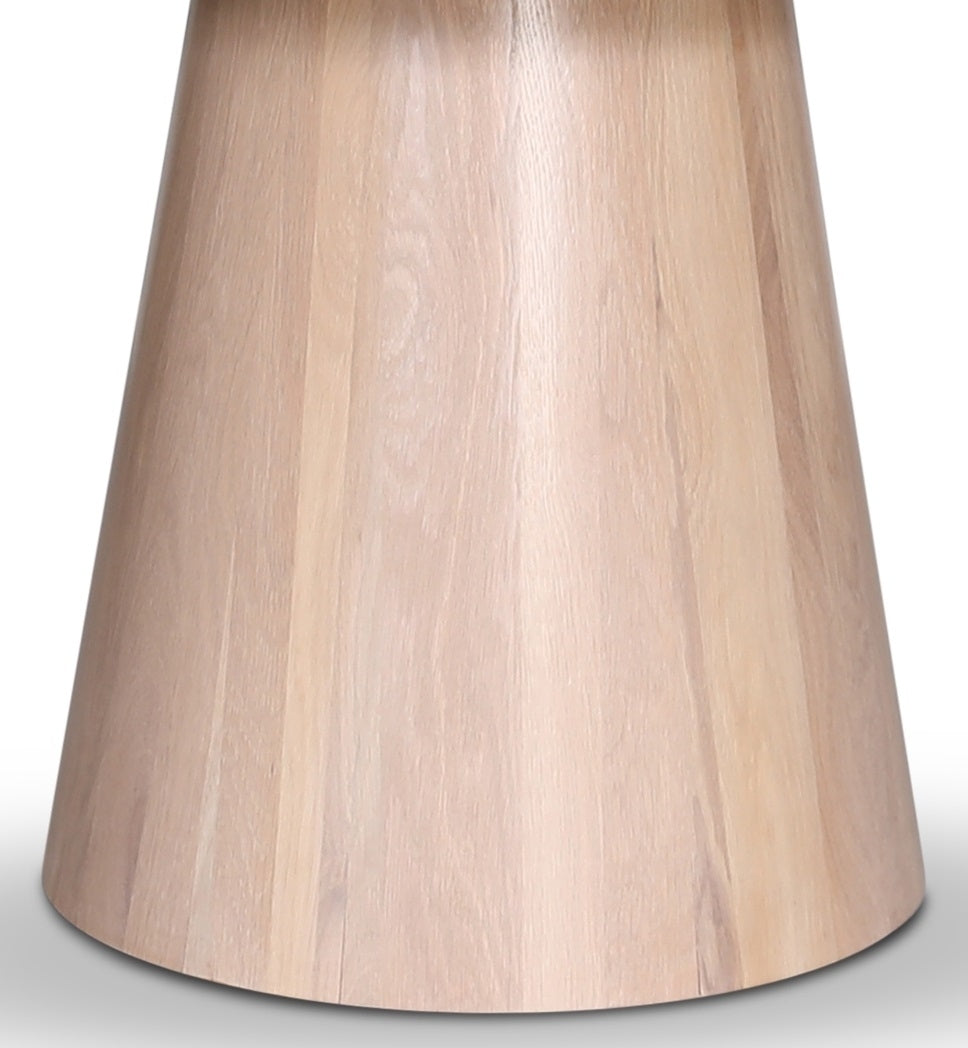 Batisse Matbord Ø130/150 Underrede, Whitewash