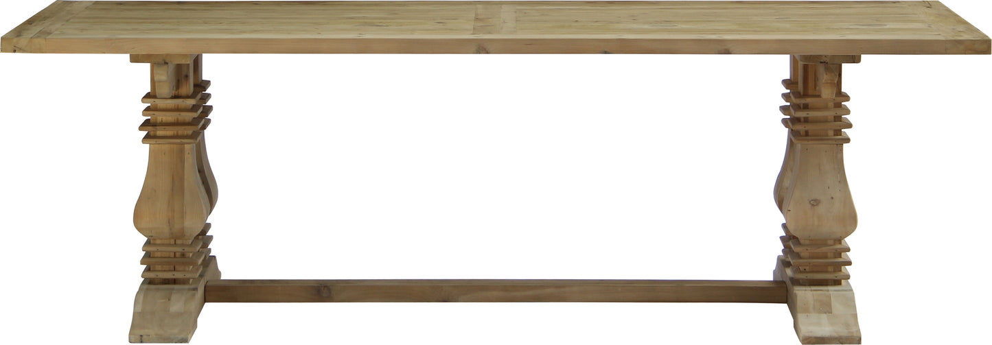 Rune matbord 240 cm - Återvunnen furu - Bordsskiva