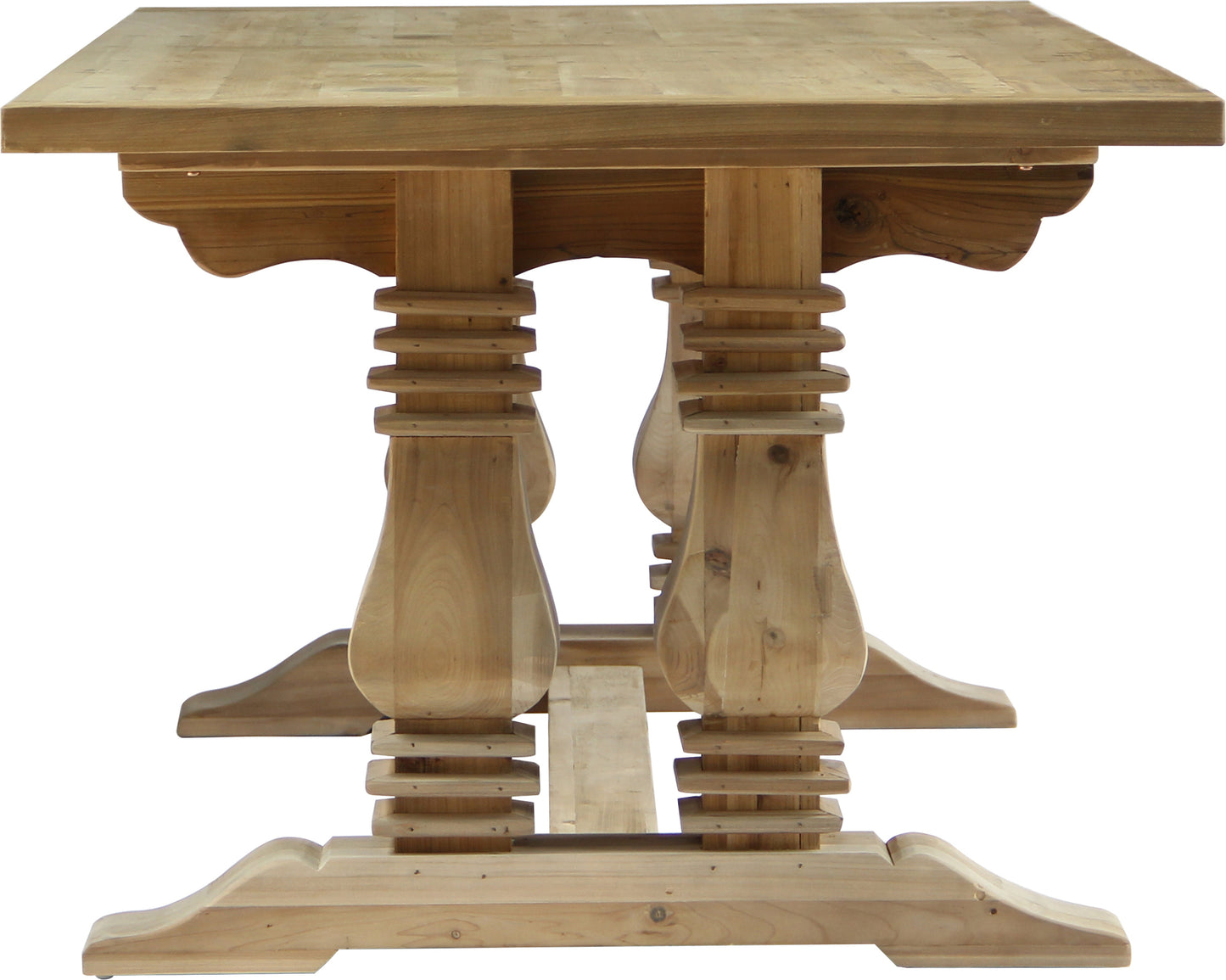 Rune matbord 240 cm - Återvunnen furu - Bordsskiva