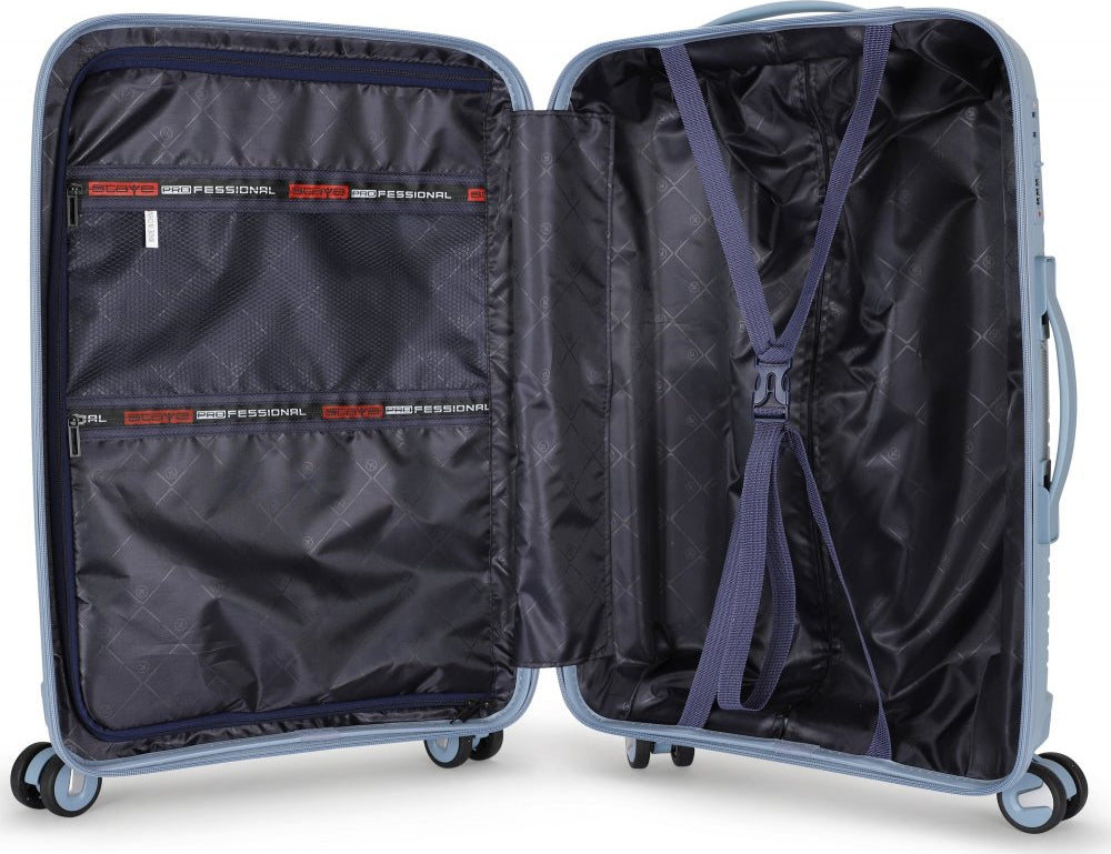 Oslo resväska 3-set - Ljusblå