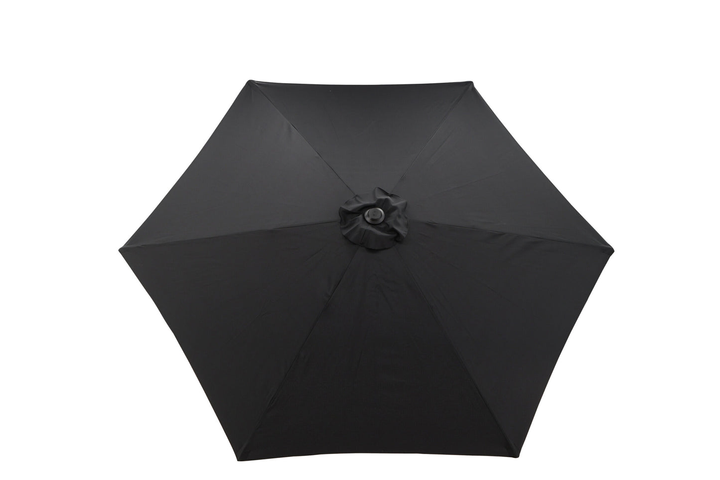 Leeds Umbrella – 3m – Grey Alu / Svart Tyg