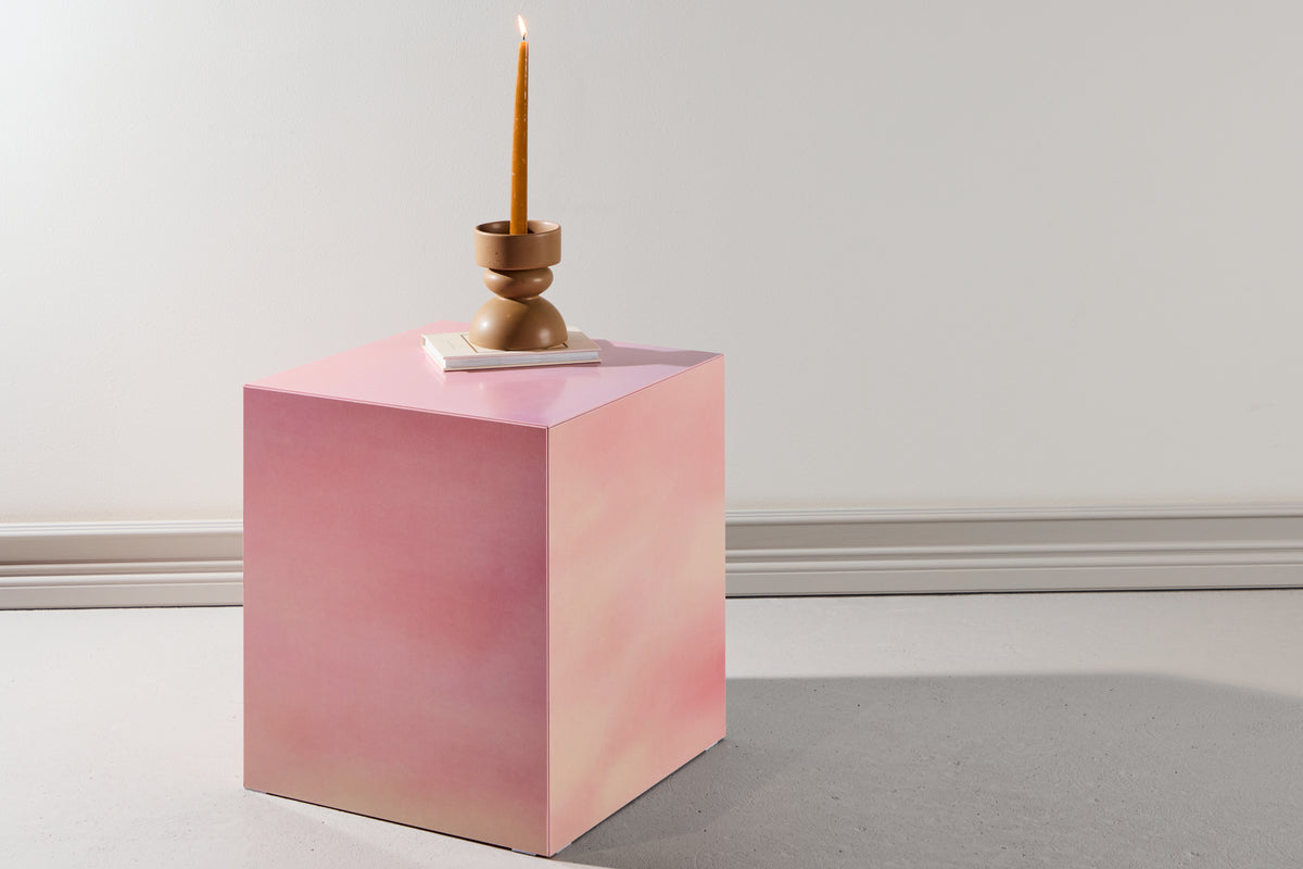 York Soffbord 40 x 40 Rosa