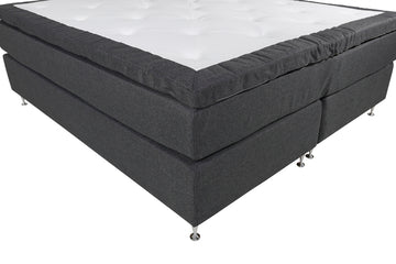 Älvdalen 180 cm fast M grått tyg