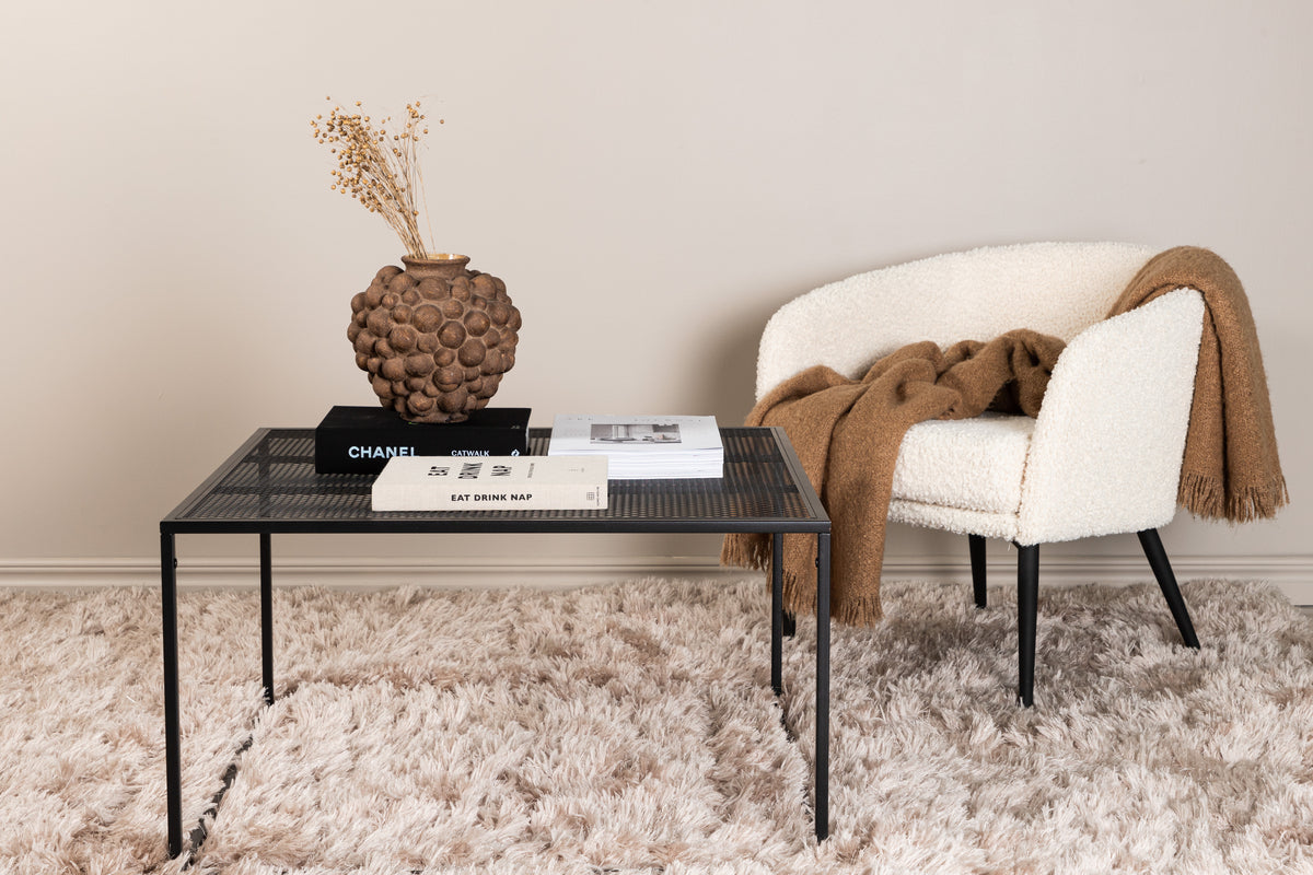 Netz Sofa Table 80 x 80 Black