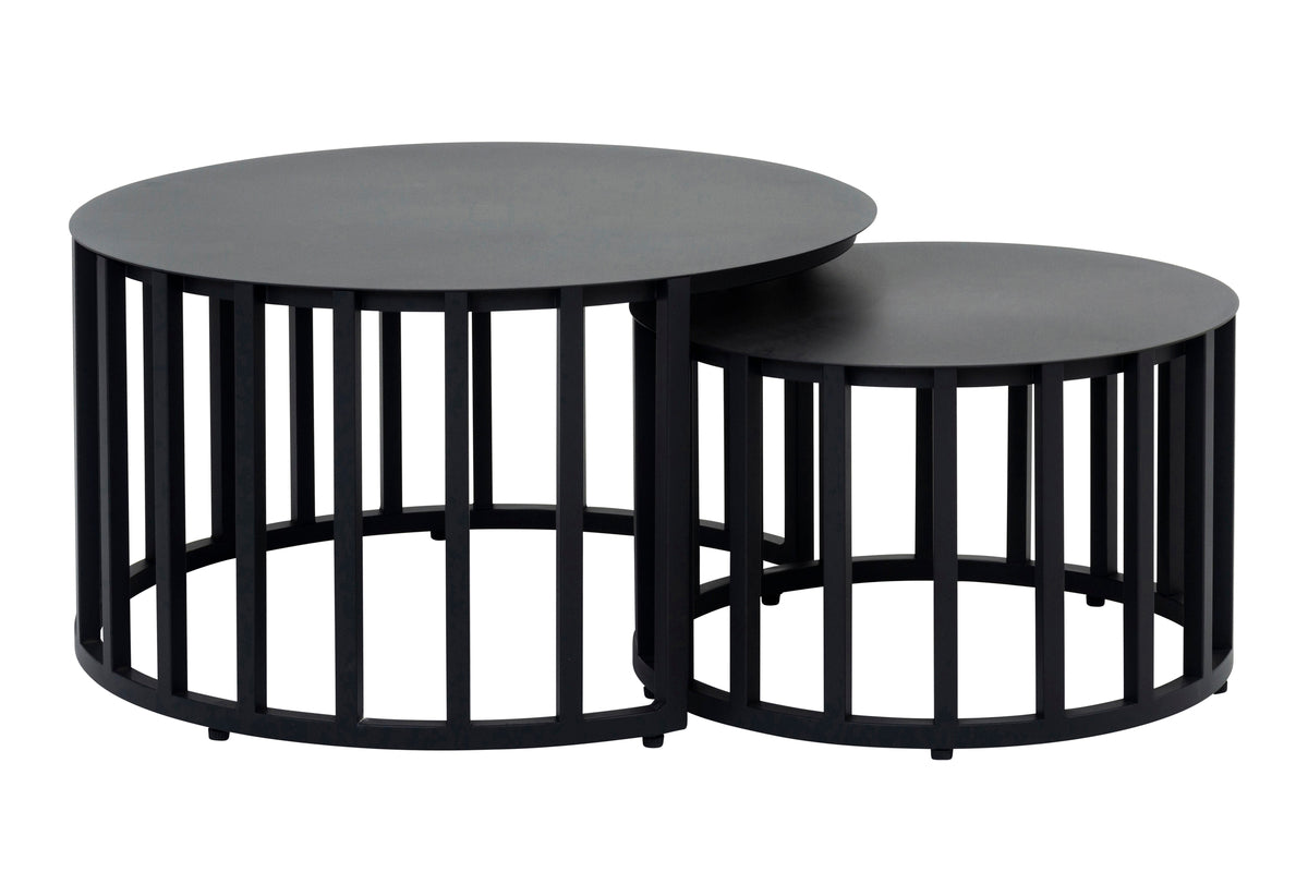 Backyard Soffbord Ø75 ø55 Svart