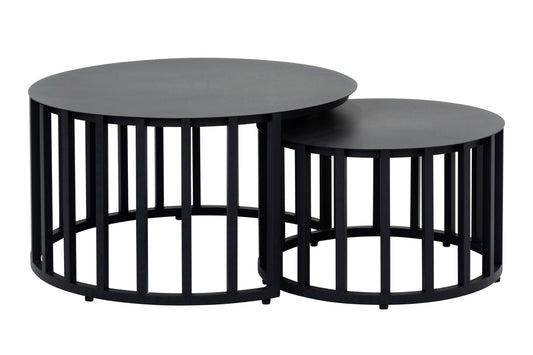 Backyard Soffbord Ø75 ø55 Svart