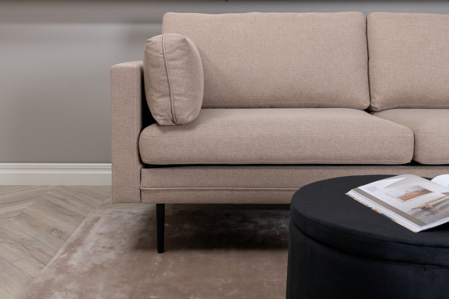 Boom soffa black/brown - Venture Home