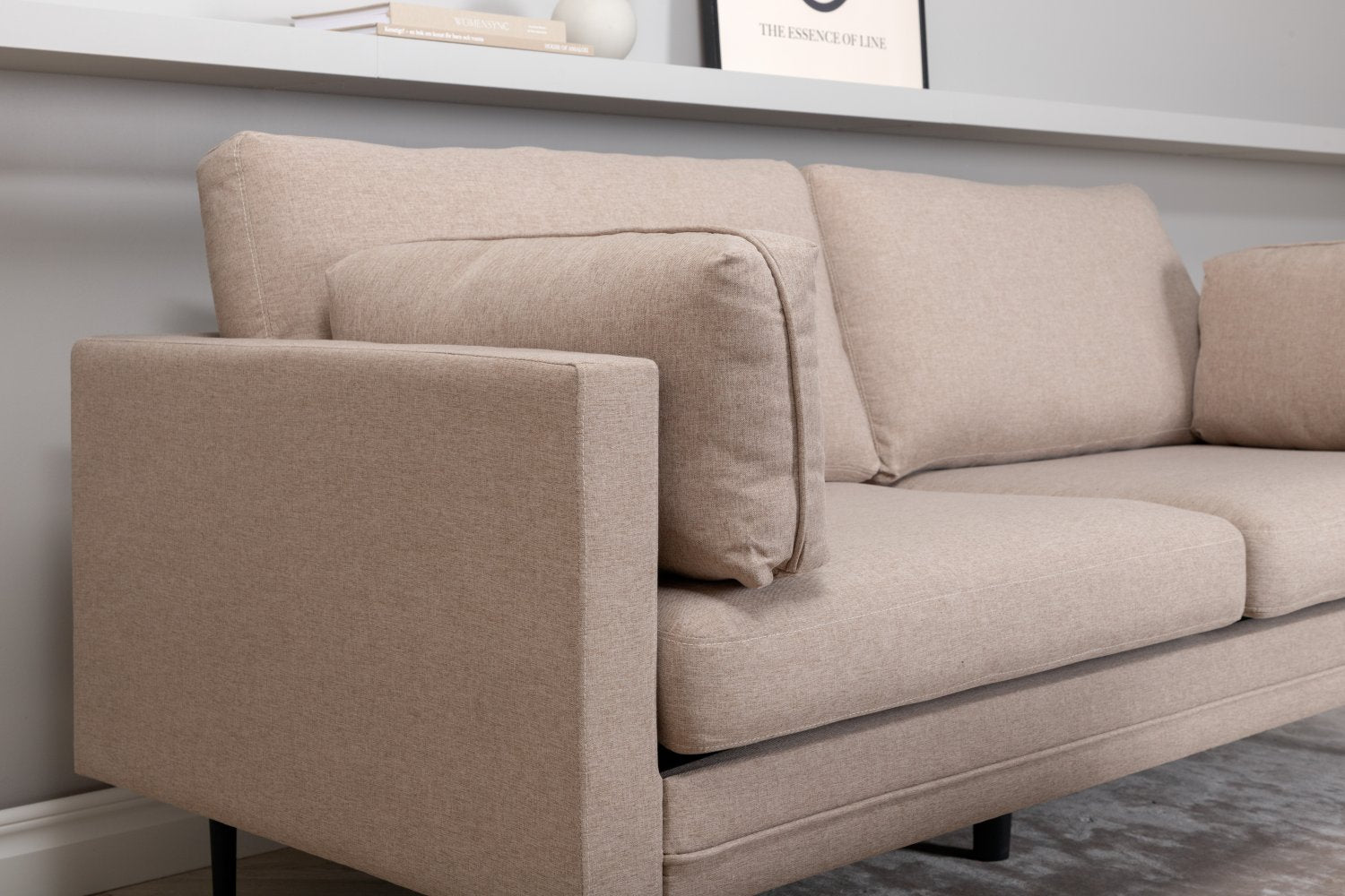 Boom soffa black/brown - Venture Home