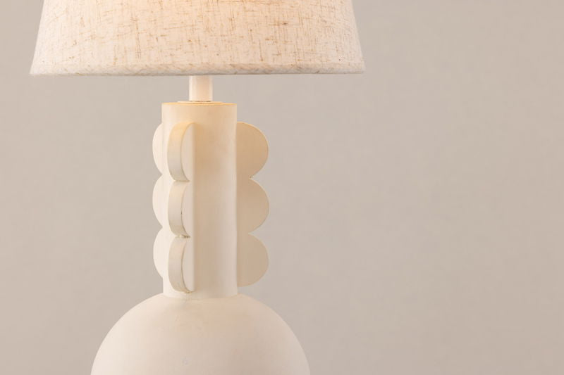 Mellerud Table Lamp - Beige / Fabric Concrete