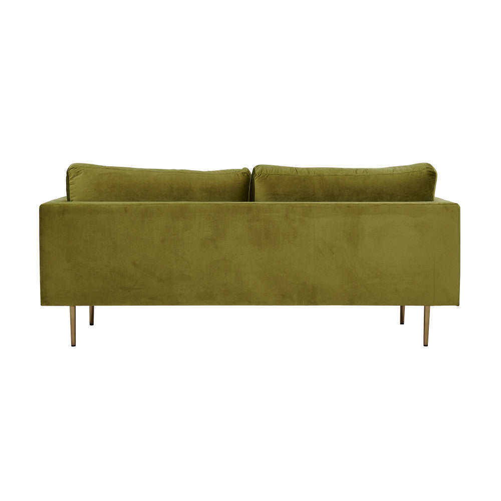 Boom 3 seat velvet spring green - Venture Home