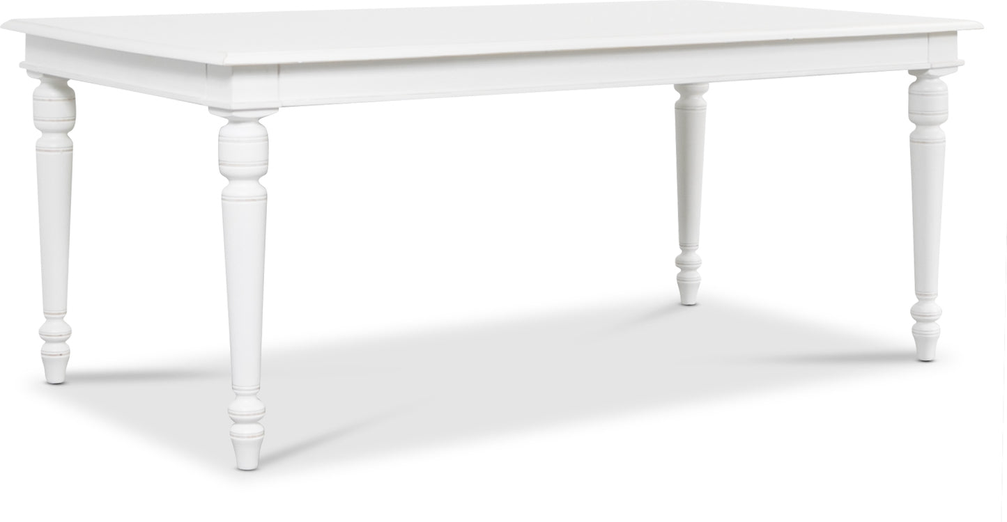 Paris matbord 180 cm - Vit