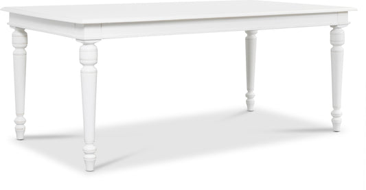 Paris matbord 180 cm - Vit