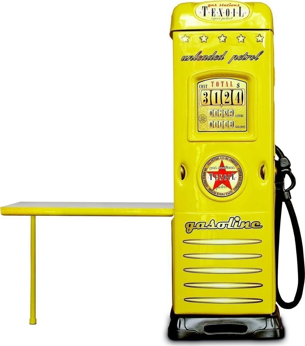Bensinpump garderob nedfällbart skrivbord