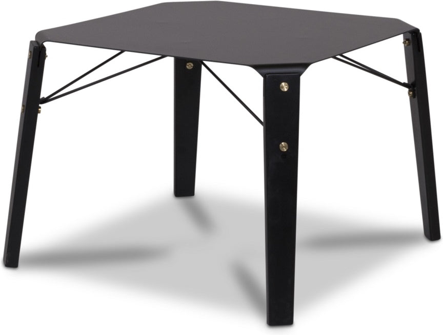 Talk fyrkantigt soffbord - Svart/Mässing