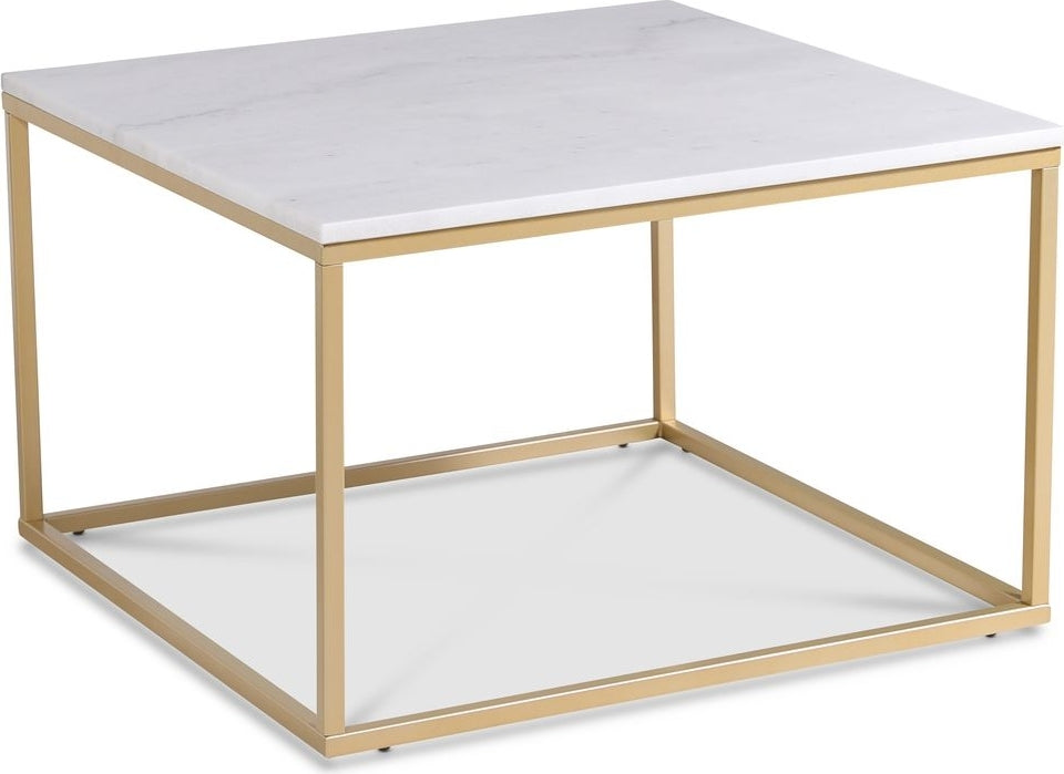 Bordsskiva 75x75 cm - Ljus marmor