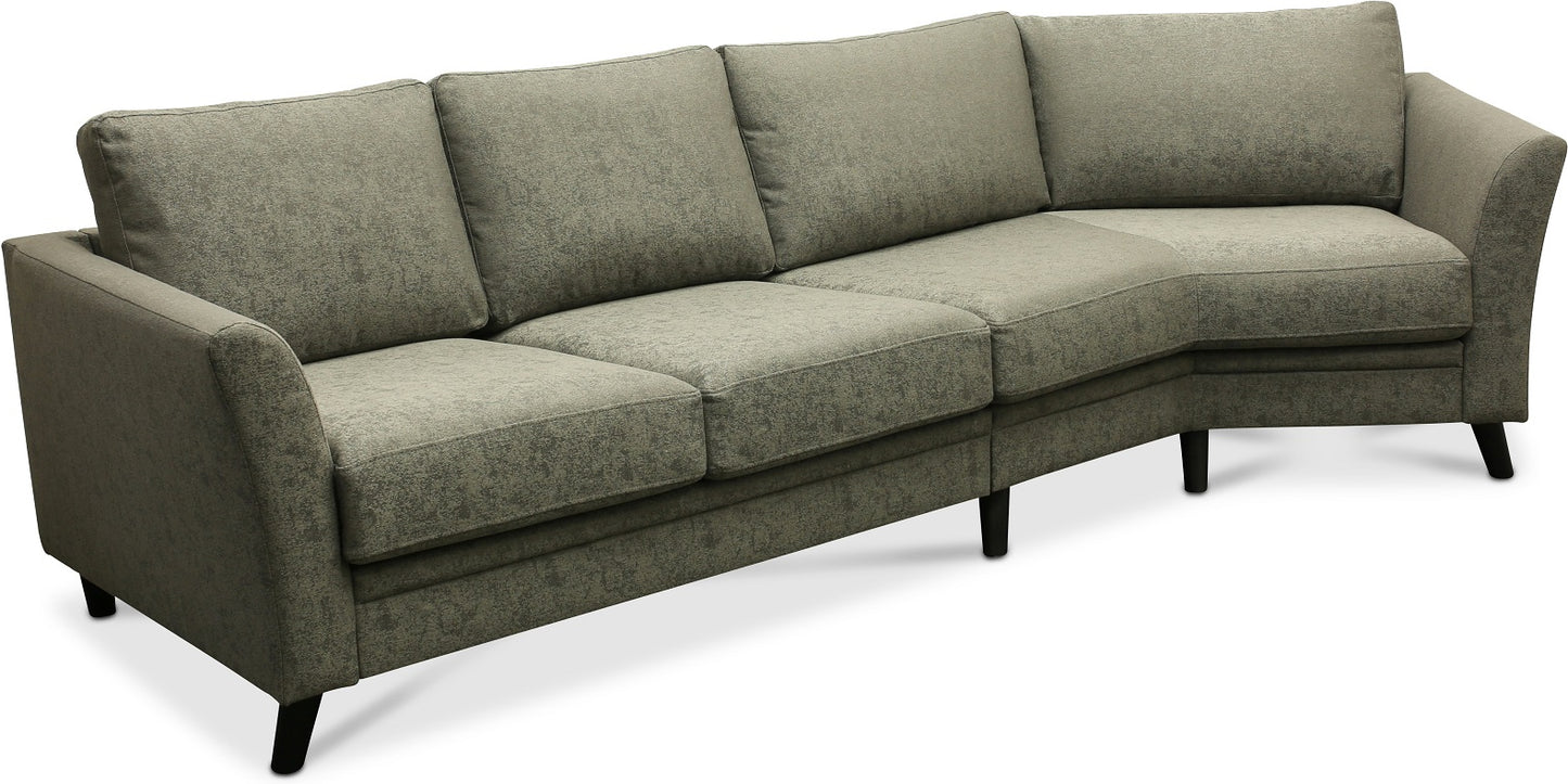 Miami 3-sits med maxicorner höger