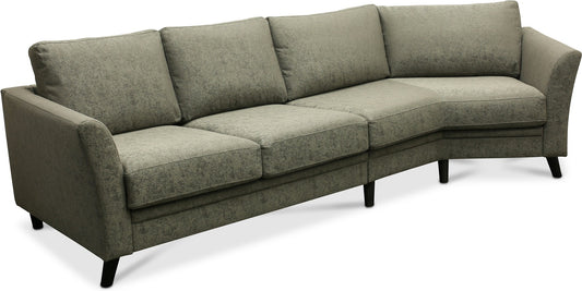 Miami 3-sits med maxicorner höger