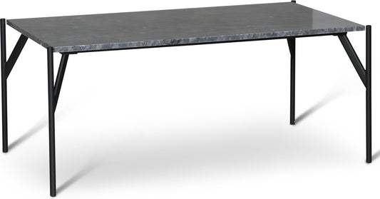 Soffbord Grå marmorskiva 110x60 cm