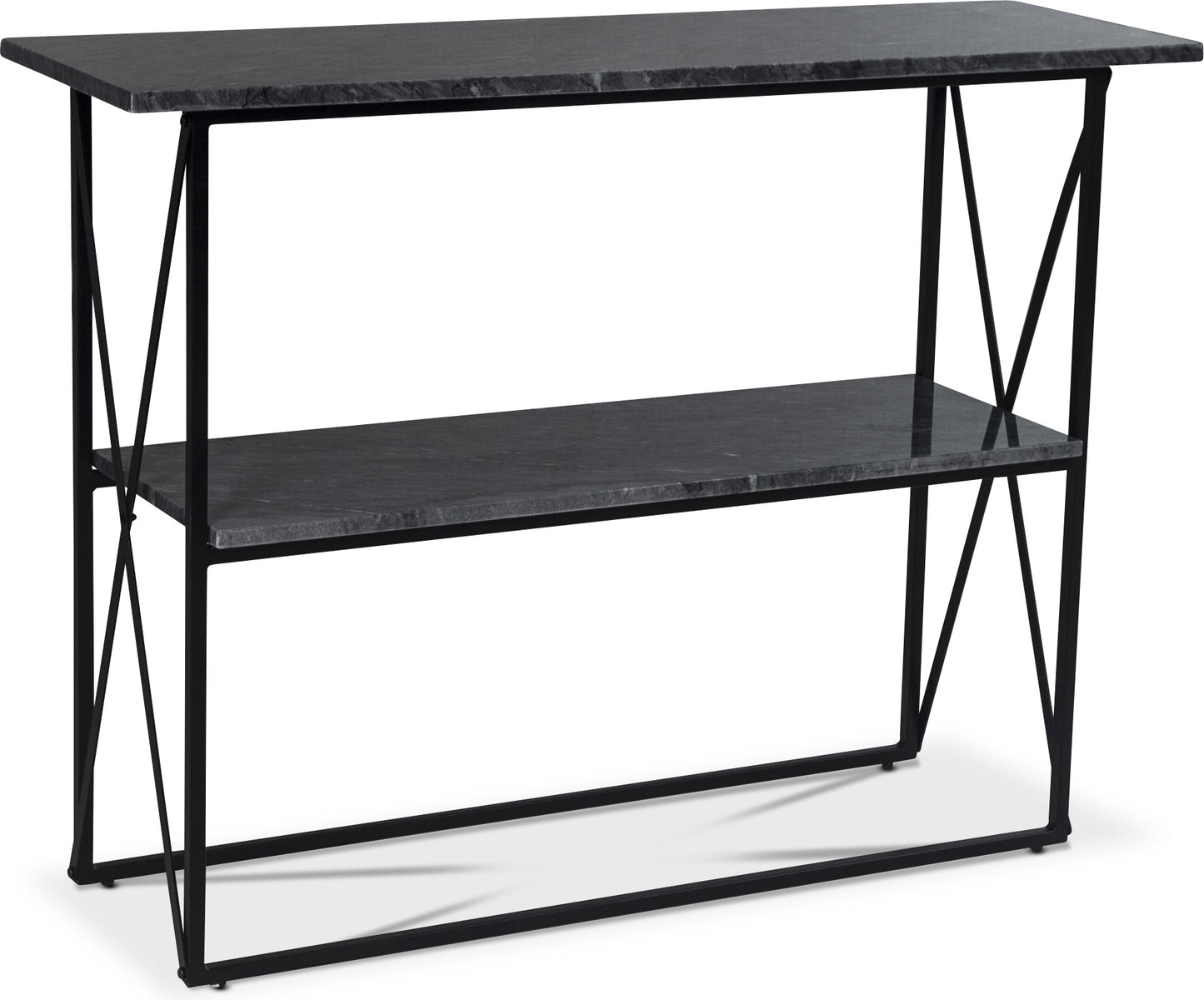 Svart underrede - 110x35x81,5 cm