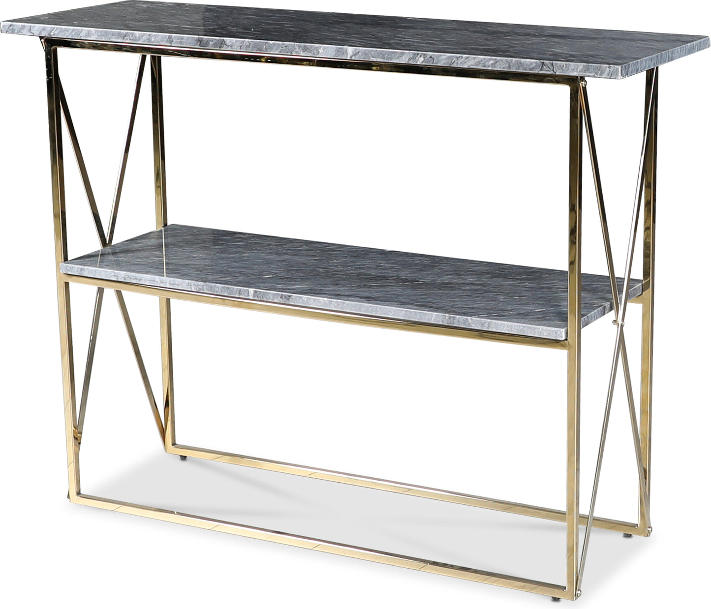 Grå marmorskiva - 110x35 cm