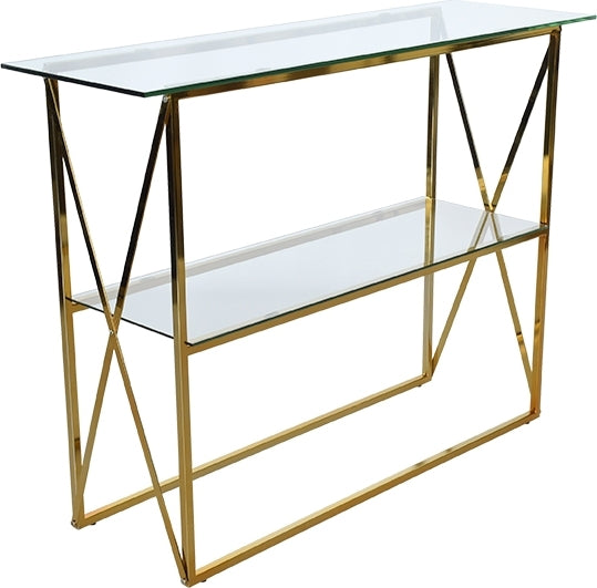 Mässingsfärgat underrede - 110x35x81,5 cm