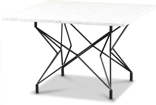 Air Toppskiva, Soffbord, 75x75, Bianco