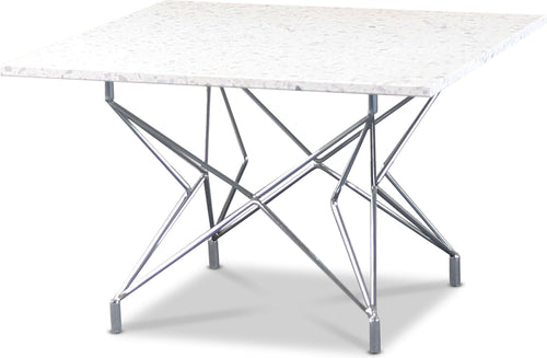 Air Toppskiva, Soffbord, 75x75, Bianco