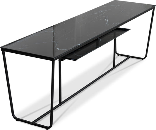 Svart underrede - 145x35x45 cm