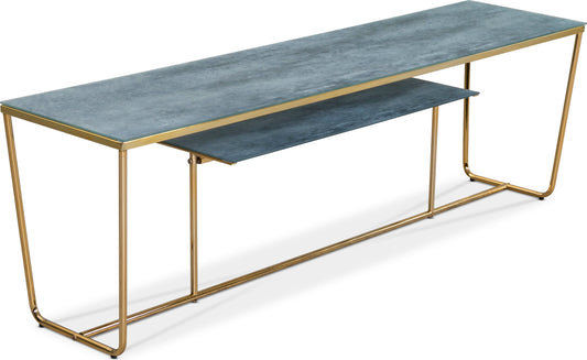 Stella Mässingsfärgat underrede - 145x35x45 cm