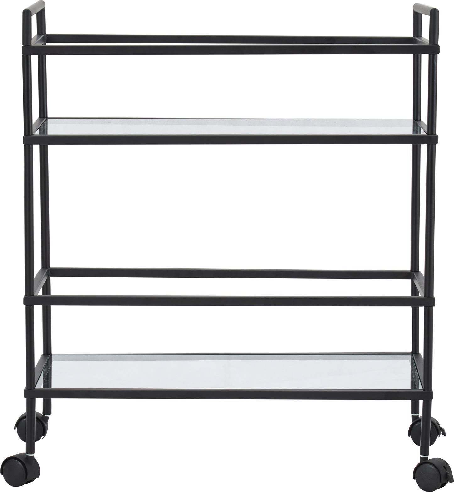 Tiffany svart serveringsvagn