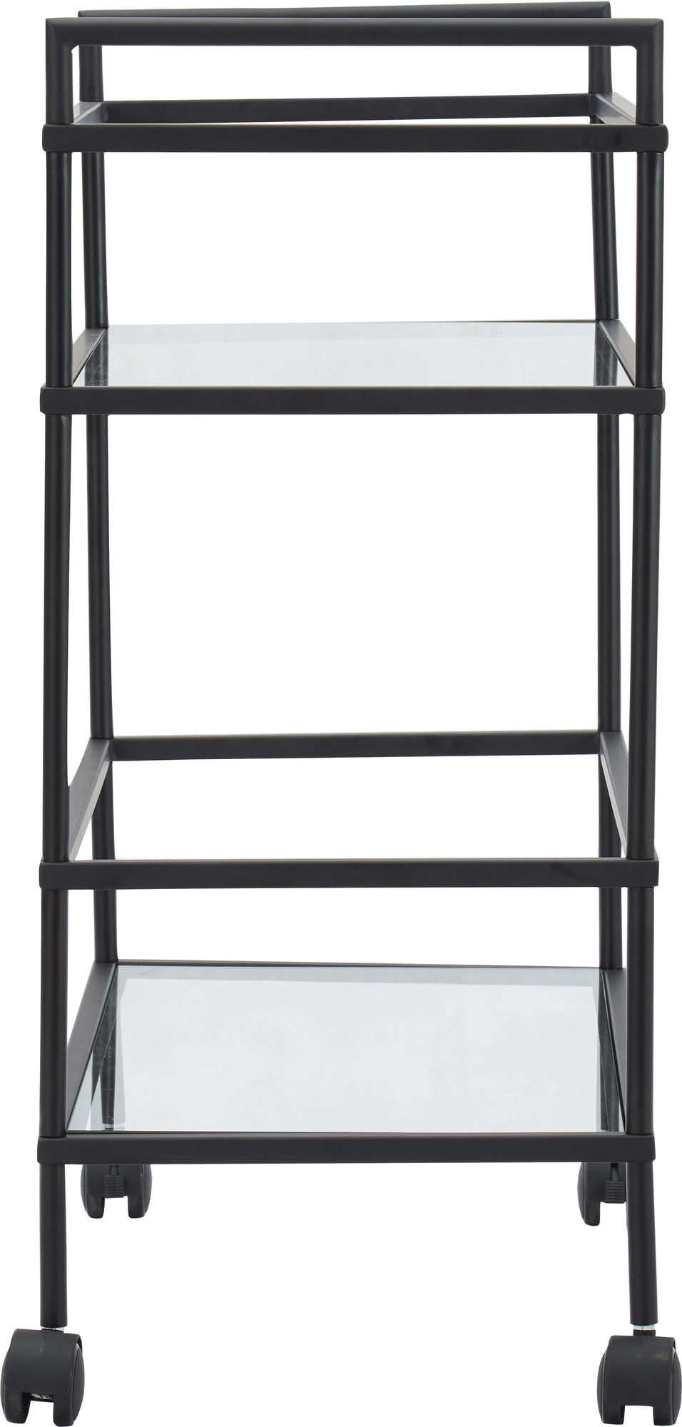 Tiffany svart serveringsvagn