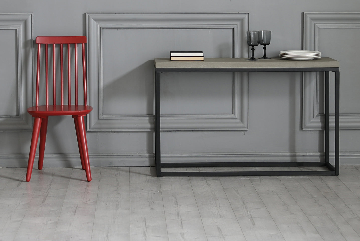 Lava konsolbord i betong