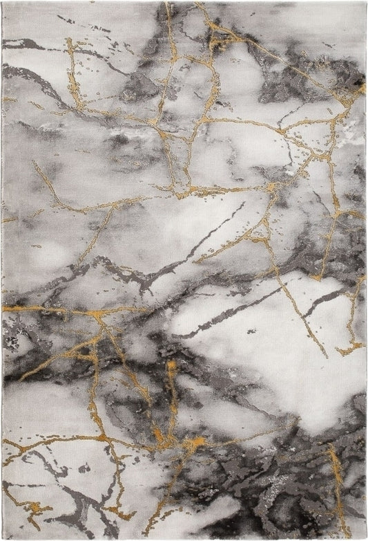 Maskinvävd matta - Craft Concrete Guld
