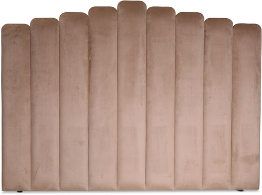 Fancy sänggavel Beige (Sammet)