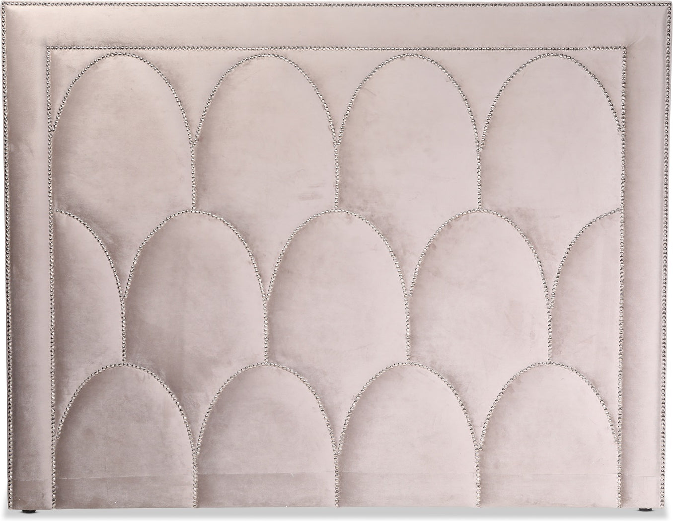 Bianca sänggavel Gråbeige (Sammet)