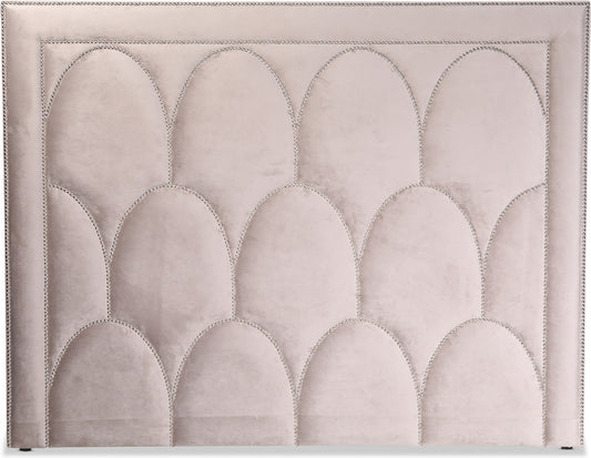 Bianca sänggavel Gråbeige (Sammet)