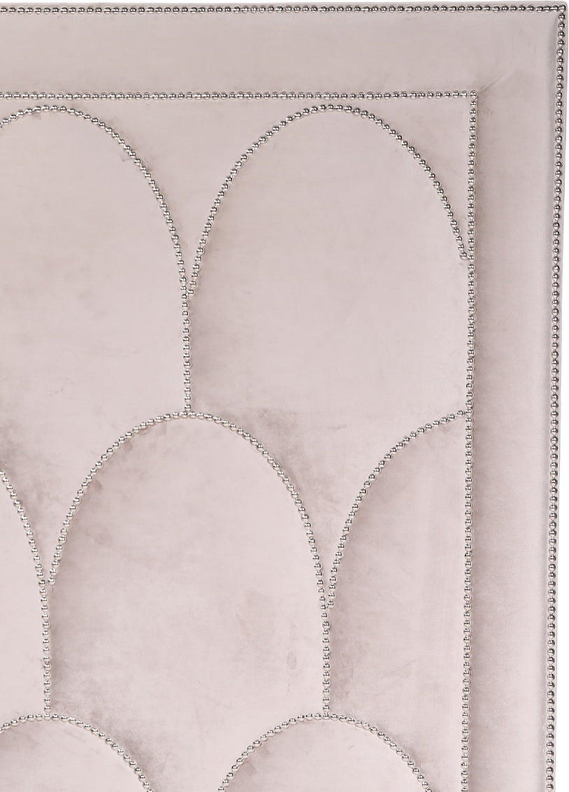 Bianca sänggavel Gråbeige (Sammet)