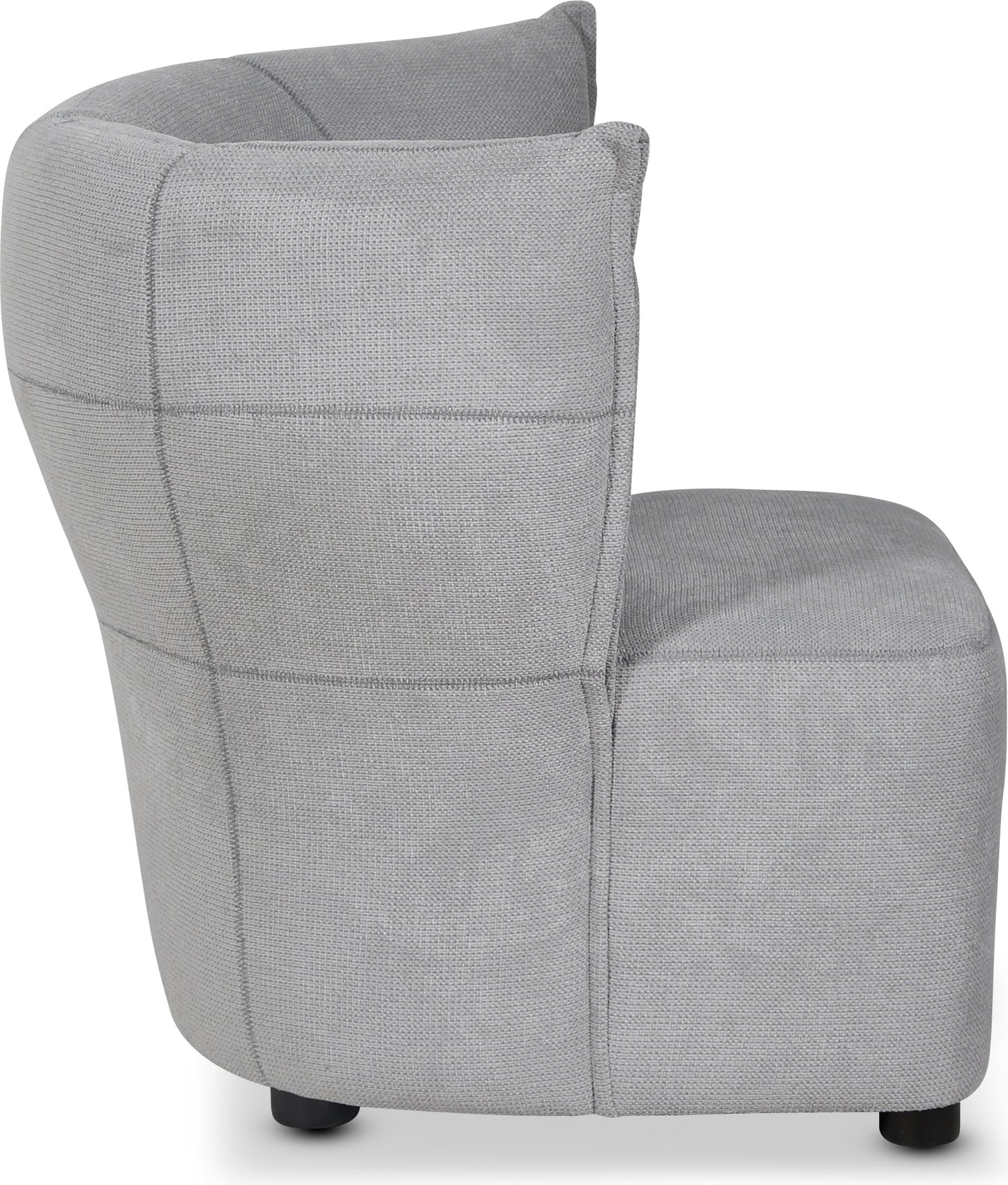 Mullsjö fåtölj i grått tyg