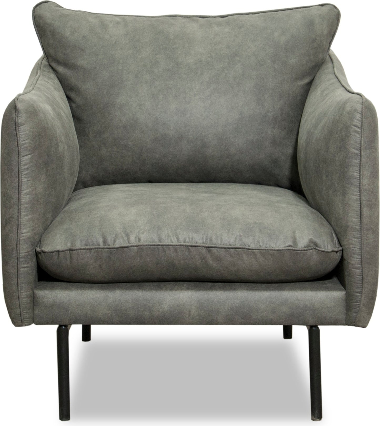 Björndal fåtölj - Antracit ecoläder